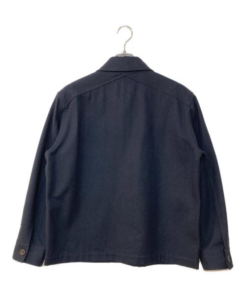 MHL（マーガレットハウエル）MHL (マーガレットハウエル) WOOL COTTON DRILL ジャケット ネイビー サイズ:Mの古着・服飾アイテム