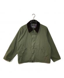 Barbour（バブアー）の古着「TRANSPORT ピーチスキン コットンジャケット」｜オリーブ