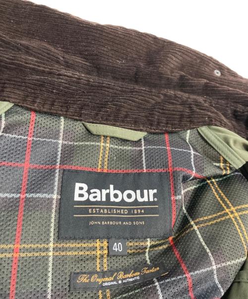 Barbour（バブアー）Barbour (バブアー) TRANSPORT ピーチスキン コットンジャケット オリーブ サイズ:40の古着・服飾アイテム