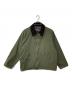 Barbour（バブアー）の古着「TRANSPORT ピーチスキン コットンジャケット」｜オリーブ