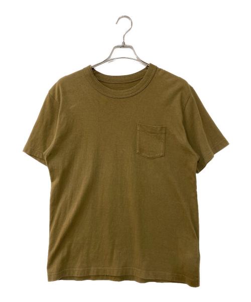 sacai（サカイ）sacai (サカイ) バックプリントポケットTee オリーブ サイズ:2の古着・服飾アイテム