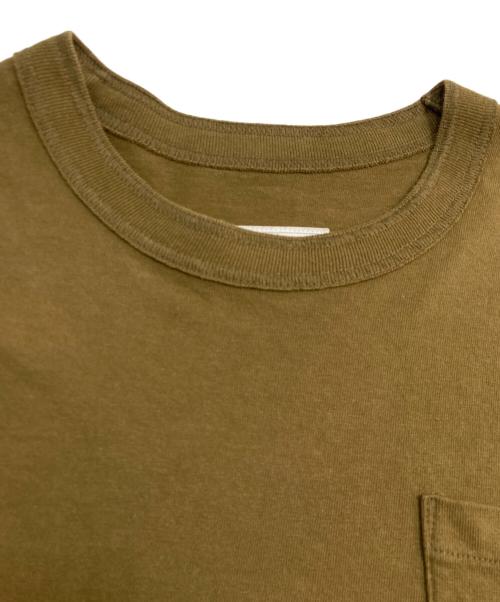 sacai（サカイ）sacai (サカイ) バックプリントポケットTee オリーブ サイズ:2の古着・服飾アイテム