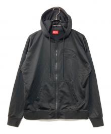 DIESEL（ディーゼル）の古着「S-ROBY-HOOD-ZIP-N1 ジップアップパーカー」｜ブラック
