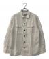 DIESEL（ディーゼル）の古着「ロゴワークリネンシャツ」｜ベージュ