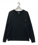 BlackEyePatchブラックアイパッチ）の古着「ポケットL/S Tee」｜ブラック