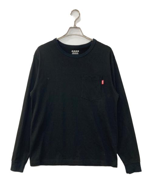 BlackEyePatch（ブラックアイパッチ）BlackEyePatch (ブラックアイパッチ) ポケットL/S Tee ブラック サイズ:LARGEの古着・服飾アイテム