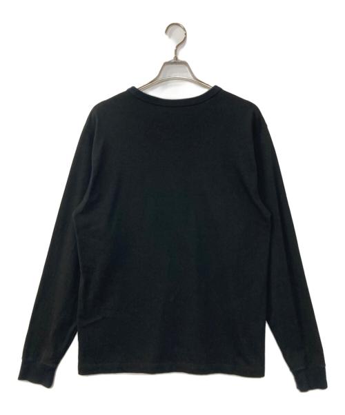 BlackEyePatch（ブラックアイパッチ）BlackEyePatch (ブラックアイパッチ) ポケットL/S Tee ブラック サイズ:LARGEの古着・服飾アイテム