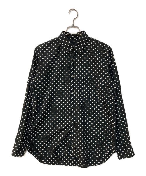 BLACK COMME des GARCONS（ブラックコムデギャルソン）BLACK COMME des GARCONS (ブラックコムデギャルソン) ドットL/Sシャツ ブラック サイズ:Lの古着・服飾アイテム