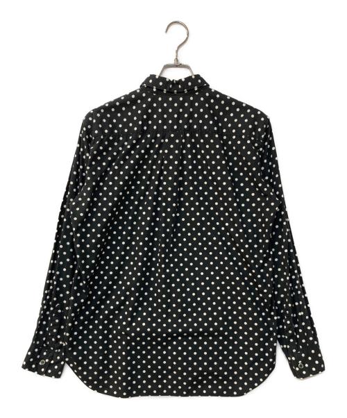 BLACK COMME des GARCONS（ブラックコムデギャルソン）BLACK COMME des GARCONS (ブラックコムデギャルソン) ドットL/Sシャツ ブラック サイズ:Lの古着・服飾アイテム