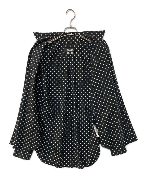 BLACK COMME des GARCONS（ブラックコムデギャルソン）BLACK COMME des GARCONS (ブラックコムデギャルソン) ドットL/Sシャツ ブラック サイズ:Lの古着・服飾アイテム
