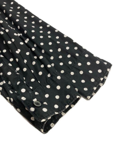BLACK COMME des GARCONS（ブラックコムデギャルソン）BLACK COMME des GARCONS (ブラックコムデギャルソン) ドットL/Sシャツ ブラック サイズ:Lの古着・服飾アイテム