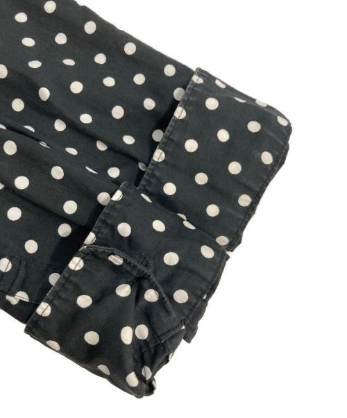 BLACK COMME des GARCONS（ブラックコムデギャルソン）BLACK COMME des GARCONS (ブラックコムデギャルソン) ドットL/Sシャツ ブラック サイズ:Lの古着・服飾アイテム