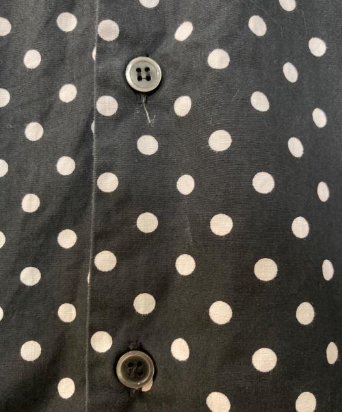 BLACK COMME des GARCONS（ブラックコムデギャルソン）BLACK COMME des GARCONS (ブラックコムデギャルソン) ドットL/Sシャツ ブラック サイズ:Lの古着・服飾アイテム