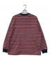 DAIWA PIER39 (ダイワ ピア39) TECH DRAWSTRING MULTI BORDER L/S TEE ドローストリングロングTシャツ レッド サイズ:L：8000円