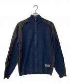 DIESELディーゼル）の古着「Ｋ-LEUCA ジップニット」｜ネイビー