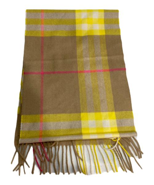 BURBERRY（バーバリー）BURBERRY (バーバリー) カシミヤマフラー ベージュの古着・服飾アイテム