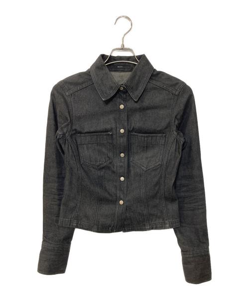 GUCCI（グッチ）GUCCI (グッチ) デニムクロップドシャツ インディゴ サイズ:記載なしの古着・服飾アイテム