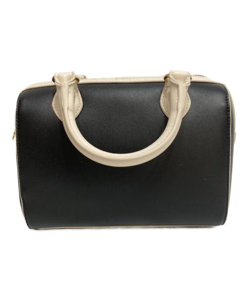 MARY QUANT（マリークヮント）MARY QUANT (マリークヮント) デイジークラシカルミニボストン ショルダーバック ブラックの古着・服飾アイテム