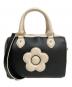 MARY QUANT（マリークヮント）の古着「デイジークラシカルミニボストン ショルダーバック」｜ブラック