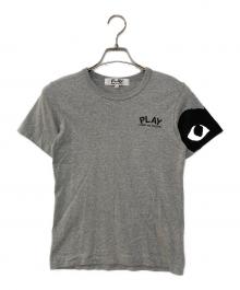 PLAY COMME des GARCONS（プレイコムデギャルソン）の古着「ハートロゴTee」｜グレー