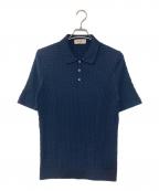 GRAN SASSOグランサッソ）の古着「Erkek Polo Yaka ポロシャツ」｜ネイビー