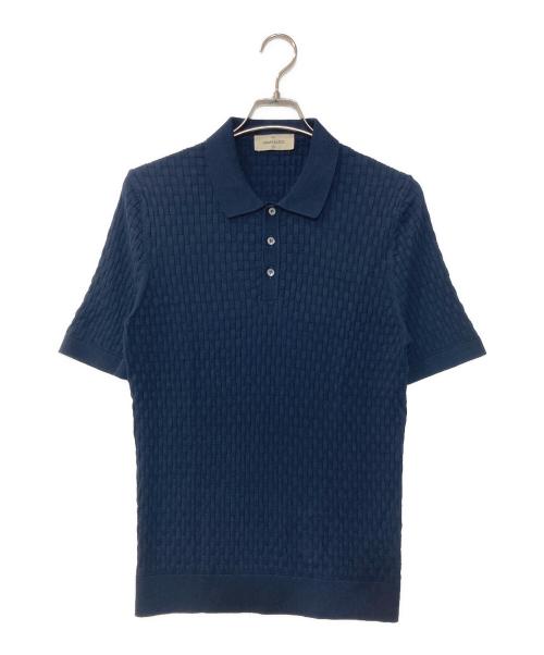 GRAN SASSO（グランサッソ）GRAN SASSO (グランサッソ) Erkek Polo Yaka ポロシャツ ネイビー サイズ:50の古着・服飾アイテム