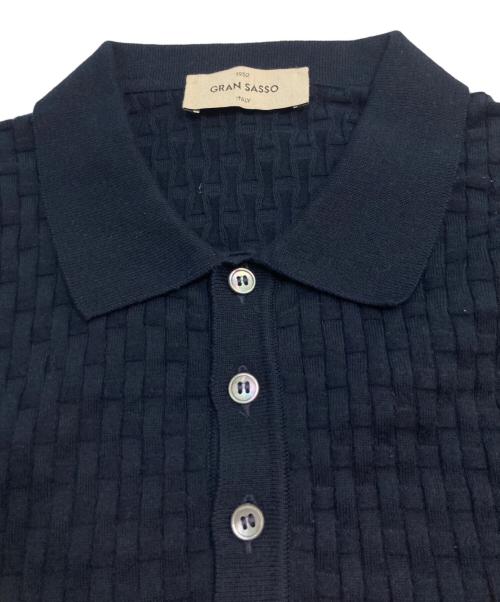 GRAN SASSO（グランサッソ）GRAN SASSO (グランサッソ) Erkek Polo Yaka ポロシャツ ネイビー サイズ:50の古着・服飾アイテム