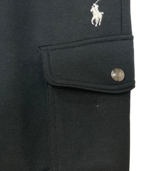 POLO RALPH LAUREN（ポロ・ラルフローレン）POLO RALPH LAUREN (ポロ・ラルフローレン) ダブルニット カーゴ ジョガー パンツ ブラック サイズ:Mの古着・服飾アイテム