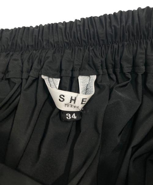 SHE TOKYO（シートーキョー）SHE TOKYO (シートーキョー) LISAティアードスカート ブラック サイズ:34の古着・服飾アイテム