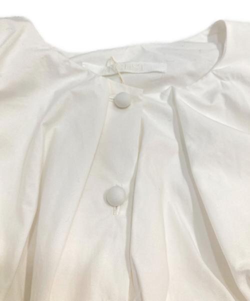 AUGUST（オーガスト）AUGUST (オーガスト) original cutwork lace blouse Bouquet オリジナルカットワークレースブラウス ブーケ ホワイト サイズ:Fの古着・服飾アイテム