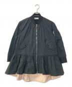 RED VALENTINOレッドヴァレンティノ）の古着「Powder bomber jacket」｜ブラック