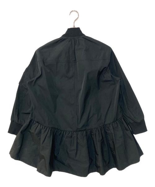 RED VALENTINO（レッドヴァレンティノ）RED VALENTINO (レッドヴァレンティノ) Powder bomber jacket ブラック サイズ:38の古着・服飾アイテム