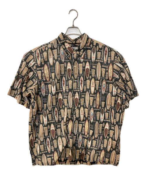 reyn spooner（レイン スプナー）reyn spooner (レイン スプナー) 90`Sサーフアロハシャツ グレー サイズ:XXLの古着・服飾アイテム