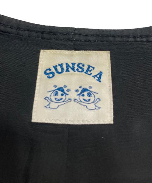 SUNSEA（サンシー）SUNSEA (サンシー) LEATHER VEST レザーベスト ブラック サイズ:3の古着・服飾アイテム