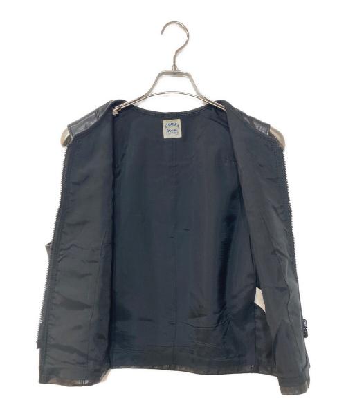 SUNSEA（サンシー）SUNSEA (サンシー) LEATHER VEST レザーベスト ブラック サイズ:3の古着・服飾アイテム