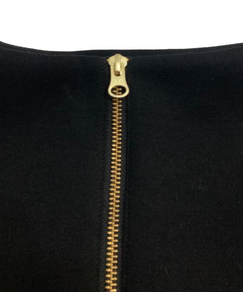sheller（シェリエ）sheller (シェリエ) バックZIPスウェットミニワンピース ブラック サイズ:Fの古着・服飾アイテム