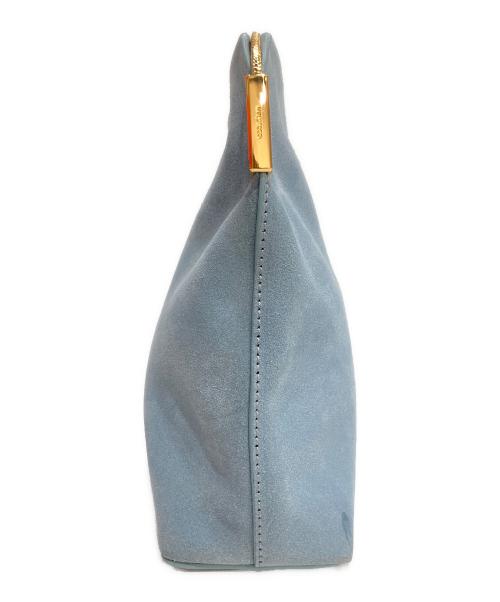 MAESTOSO（マエストーソ）MAESTOSO (マエストーソ) AURORA MINI SUEDE ショルダーバッグ ブルーの古着・服飾アイテム