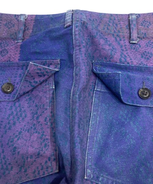 TUITACI（ツイタチ）TUITACI (ツイタチ) FATIGUE PANTS PURPLE マルチカラー サイズ:1の古着・服飾アイテム