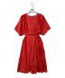 Merlette (マーレット) Lante gathered v-neck midi-dress ピンク サイズ:XS：13000円