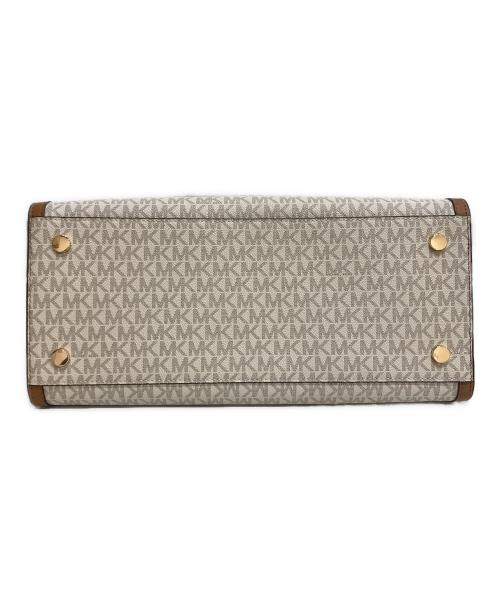 MICHAEL KORS（マイケル・コース）MICHAEL KORS (マイケル・コース) シグネチャートートバッグ ホワイトの古着・服飾アイテム