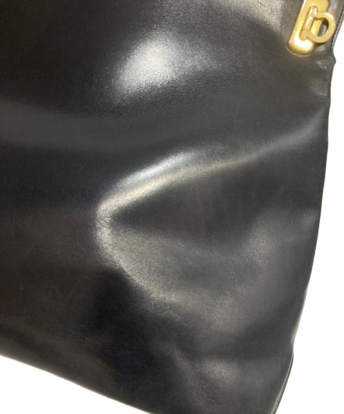 Salvatore Ferragamo（サルヴァトーレ フェラガモ）Salvatore Ferragamo (サルヴァトーレ フェラガモ) ガンチーニレザーブリーフケース ネイビーの古着・服飾アイテム