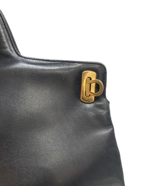 Salvatore Ferragamo（サルヴァトーレ フェラガモ）Salvatore Ferragamo (サルヴァトーレ フェラガモ) ガンチーニレザーブリーフケース ネイビーの古着・服飾アイテム