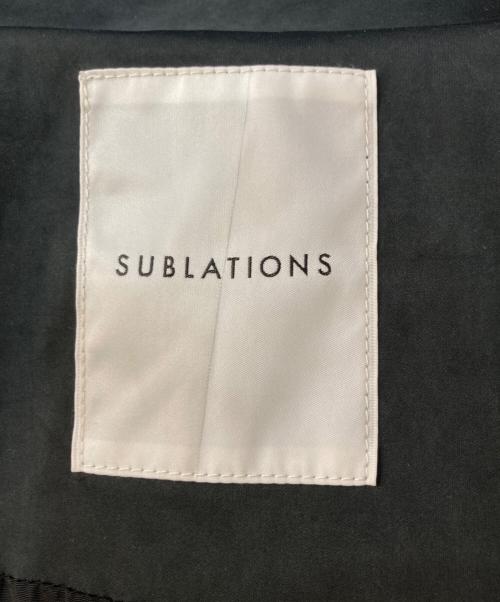 SUBLATIONS（サブレーションズ）SUBLATIONS (サブレーションズ) TECH SUEDE MONSTER PARKA テックスエードモンスターパーカー ブラック サイズ:2の古着・服飾アイテム