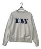 Champion REVERSE WEAVEチャンピオン リバース ウィーブ）の古着「UCONN プリントスウェット」｜グレー