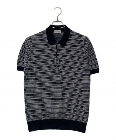 中古・古着通販】JOHN SMEDLEY (ジョンスメドレー) 織ボーダーニット
