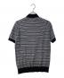 JOHN SMEDLEY (ジョンスメドレー) 織ボーダーニットポロシャツ ネイビー サイズ:L：10000円