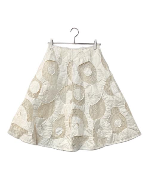 COMME des GARCONS COMME des GARCONS（コムデギャルソン コムデギャルソン）COMME des GARCONS COMME des GARCONS (コムデギャルソン コムデギャルソン) レーススカート ホワイト サイズ:XSの古着・服飾アイテム