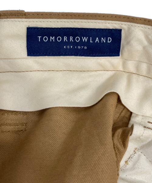 TOMORROW LAND（トゥモローランド）TOMORROW LAND (トゥモローランド) 2WAYストレッチ ダブルクロス ノープリーツイージースラックス ブラウン サイズ:44の古着・服飾アイテム