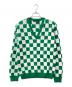 ISSEY MIYAKE（イッセイミヤケ）の古着「Vネックニット」｜グリーン