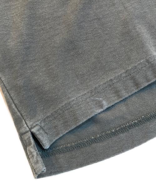 KITH（キス）KITH (キス) USA Quinn Pocket Tee フロッキープリント ポケットTシャツ グレー サイズ:Mの古着・服飾アイテム